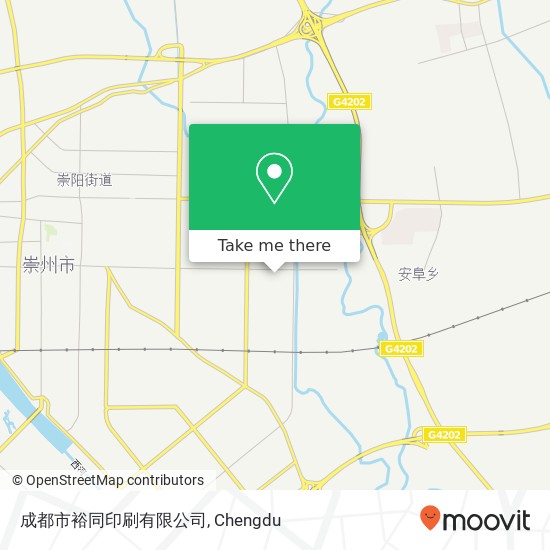 成都市裕同印刷有限公司 map