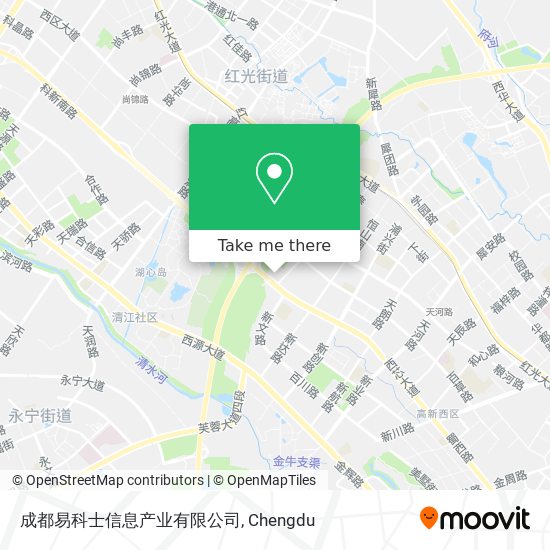 成都易科士信息产业有限公司 map