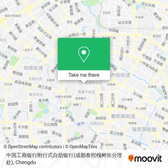 中国工商银行附行式自助银行(成都春熙槐树街分理处) map