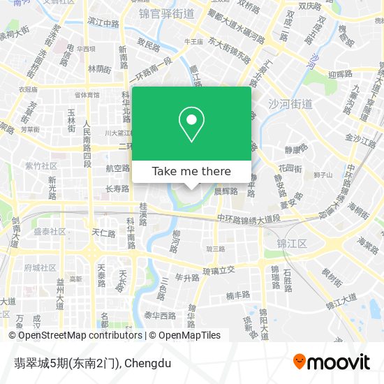 翡翠城5期(东南2门) map
