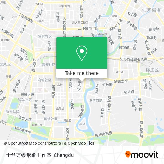 千丝万缕形象工作室 map