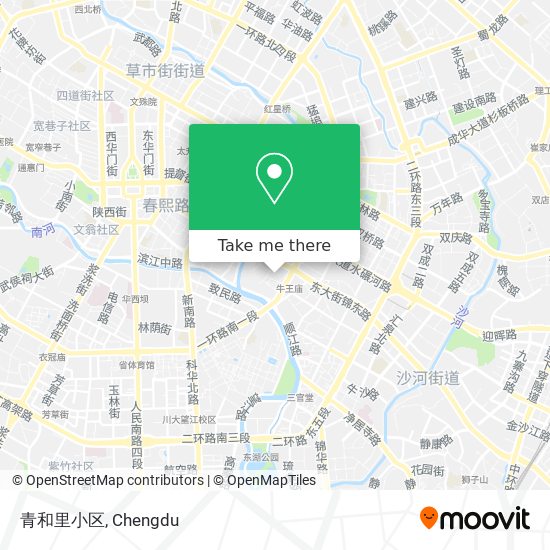 青和里小区 map