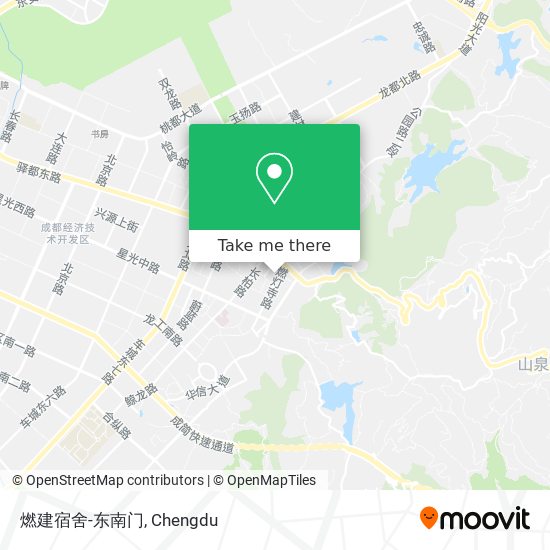 燃建宿舍-东南门 map