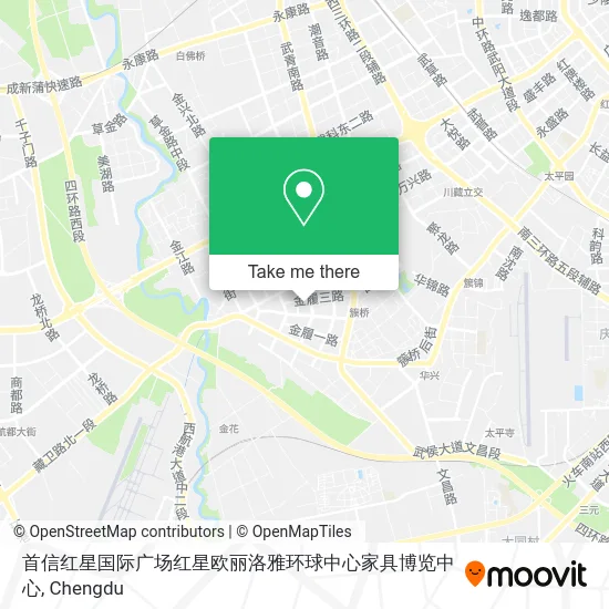 首信红星国际广场红星欧丽洛雅环球中心家具博览中心 map