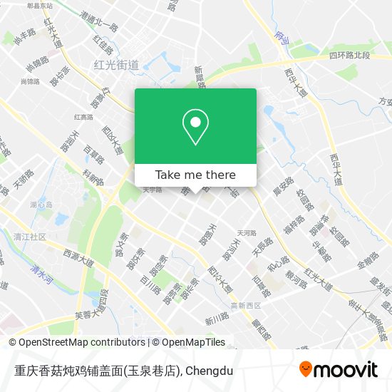 重庆香菇炖鸡铺盖面(玉泉巷店) map