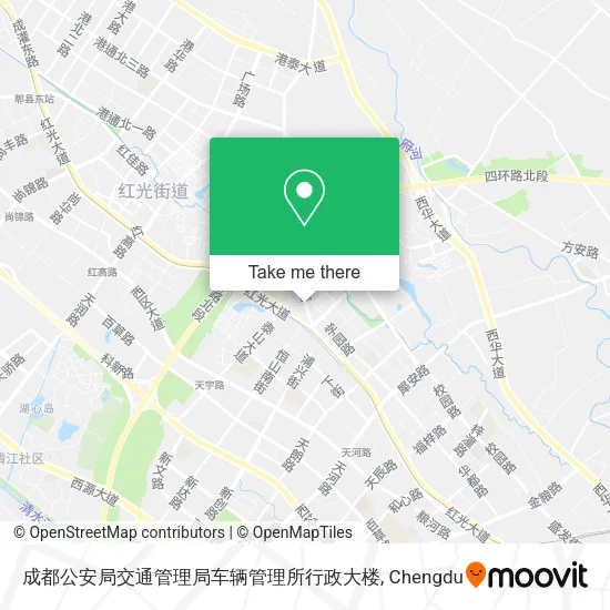 成都公安局交通管理局车辆管理所行政大楼 map