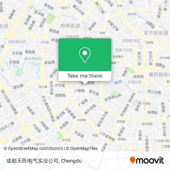 成都天邑电气实业公司 map