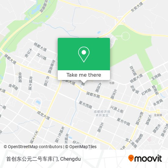 首创东公元二号车库门 map