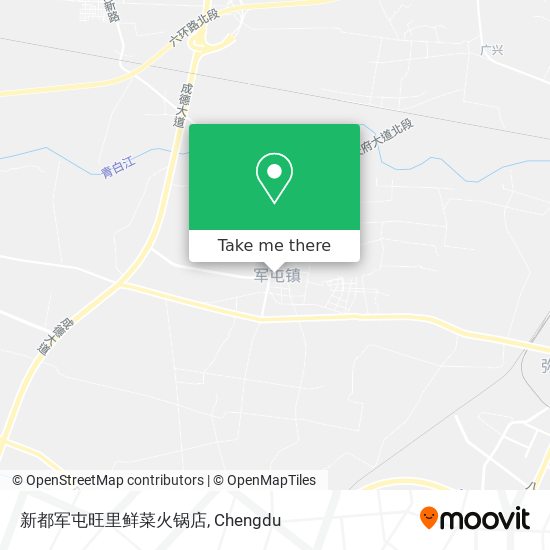 新都军屯旺里鲜菜火锅店 map