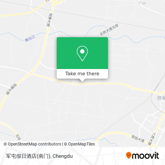 军屯假日酒店(南门) map