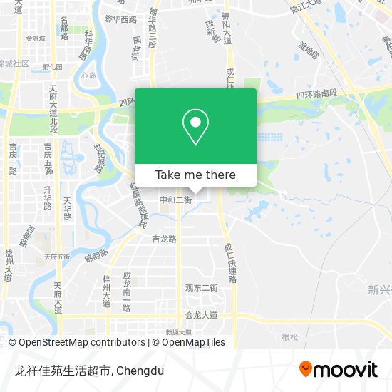 龙祥佳苑生活超市 map