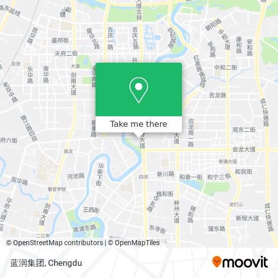 蓝润集团 map