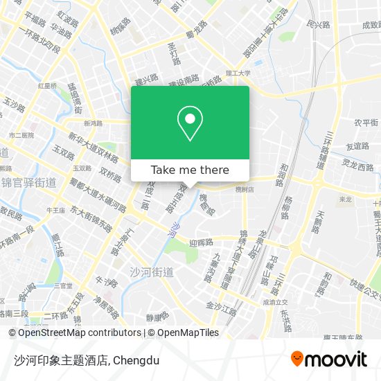 沙河印象主题酒店 map