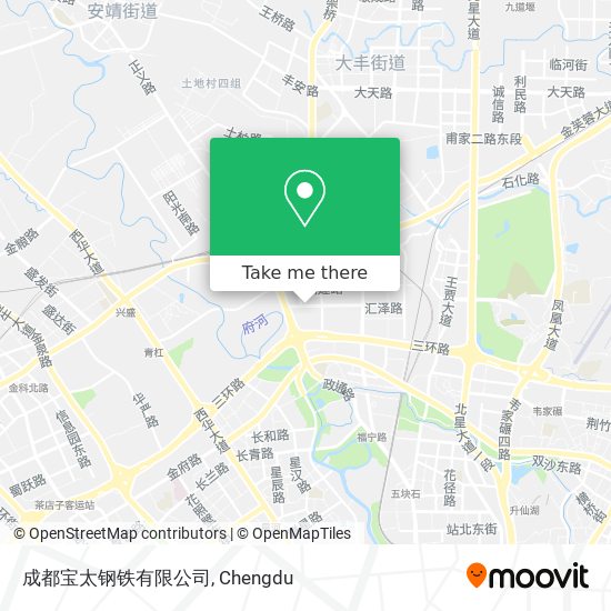 成都宝太钢铁有限公司 map