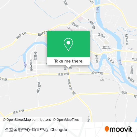 金堂金融中心-销售中心 map