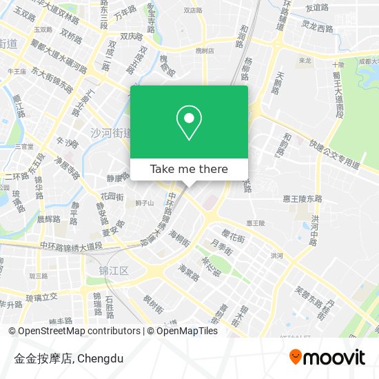 金金按摩店 map
