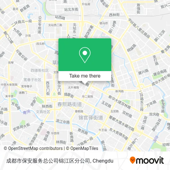 成都市保安服务总公司锦江区分公司 map