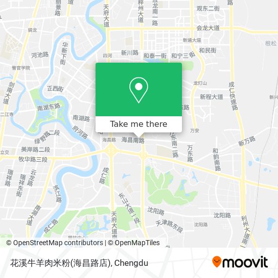 花溪牛羊肉米粉(海昌路店) map