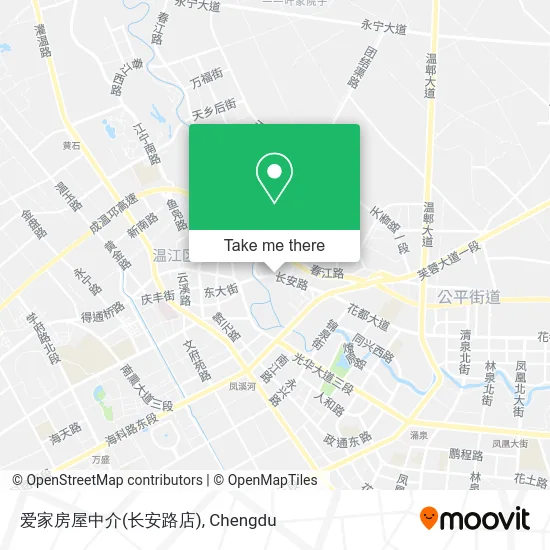 爱家房屋中介(长安路店) map