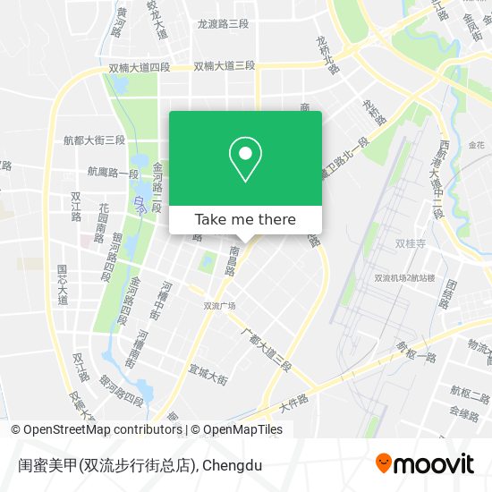 闺蜜美甲(双流步行街总店) map