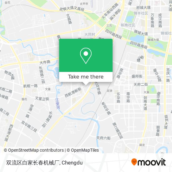 双流区白家长春机械厂 map
