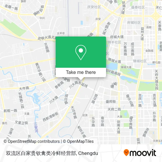 双流区白家贵钦禽类冷鲜经营部 map