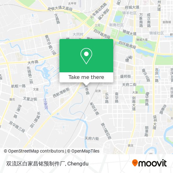 双流区白家昌铭预制件厂 map