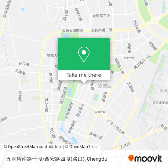 五洞桥南路一段/西安路四段(路口) map