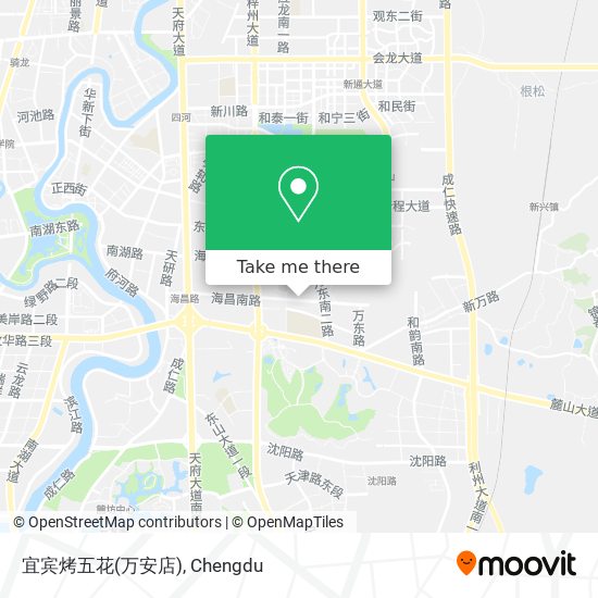 宜宾烤五花(万安店) map