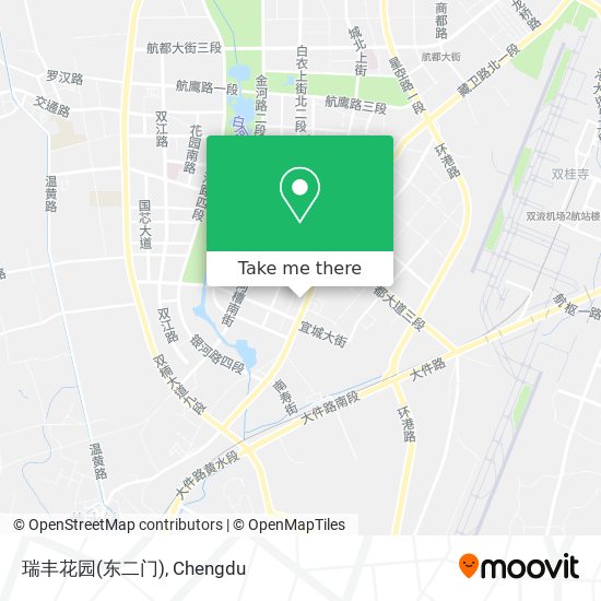 瑞丰花园(东二门) map