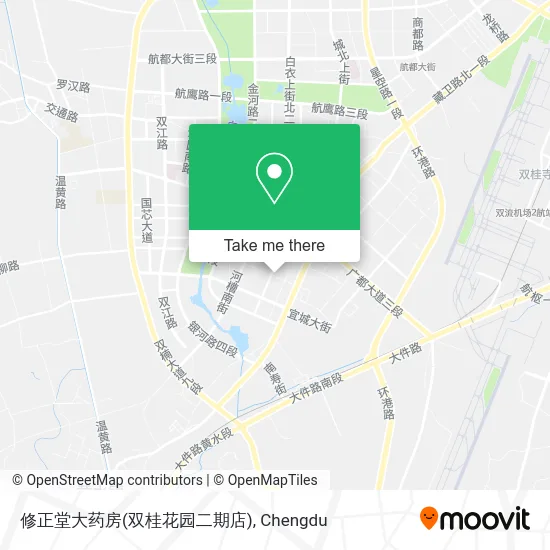 修正堂大药房(双桂花园二期店) map