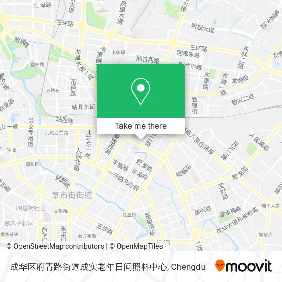 成华区府青路街道成实老年日间照料中心 map