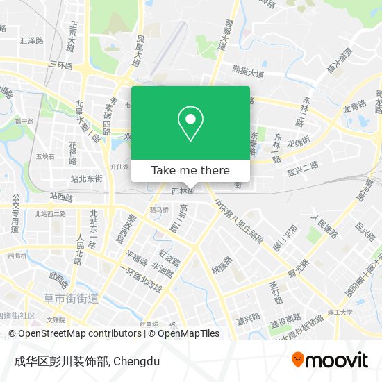 成华区彭川装饰部 map