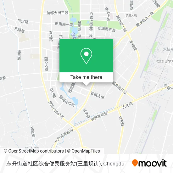 东升街道社区综合便民服务站(三里坝街) map