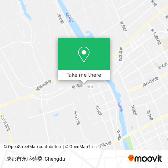 成都市永盛镇委 map