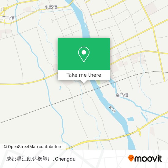 成都温江凯达橡塑厂 map