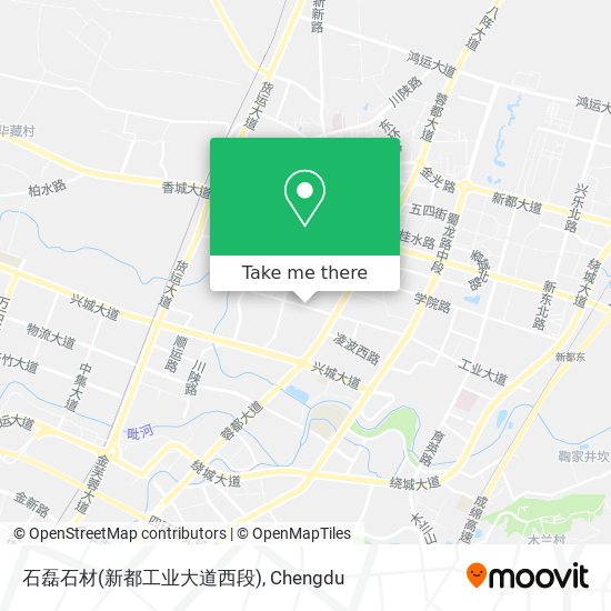 石磊石材(新都工业大道西段) map