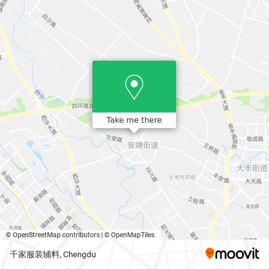 千家服装辅料 map