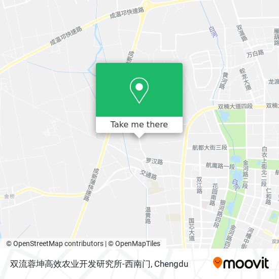 双流蓉坤高效农业开发研究所-西南门 map