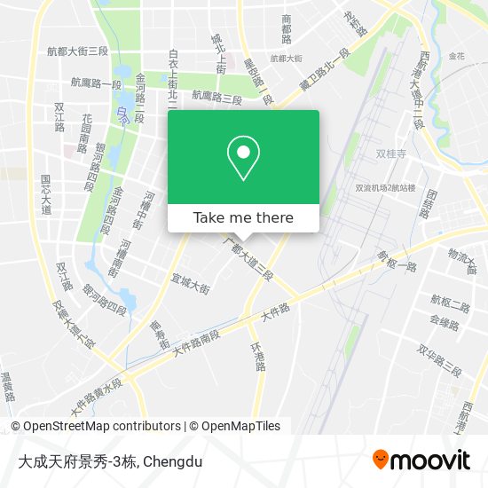 大成天府景秀-3栋 map