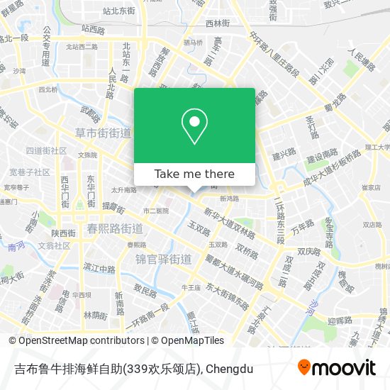 吉布鲁牛排海鲜自助(339欢乐颂店) map