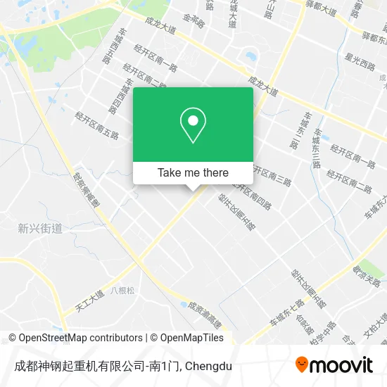 成都神钢起重机有限公司-南1门 map
