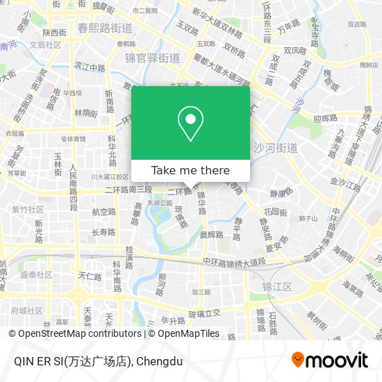 QIN ER SI(万达广场店) map