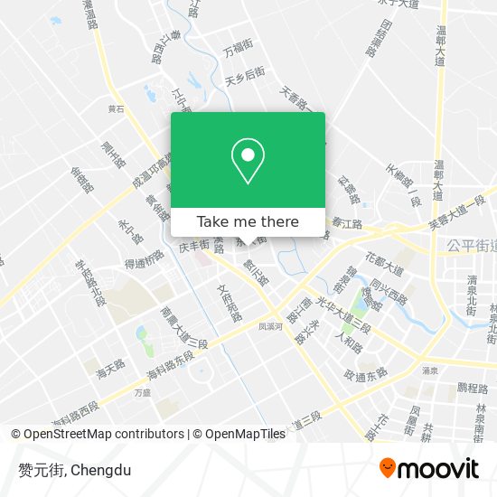 赞元街 map