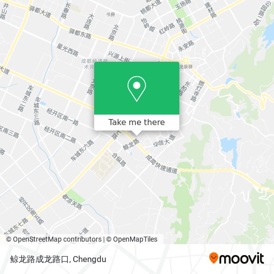 鲸龙路成龙路口 map
