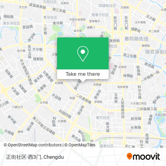 正街社区-西3门 map