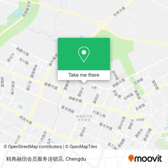 精典融信会员服务连锁店 map