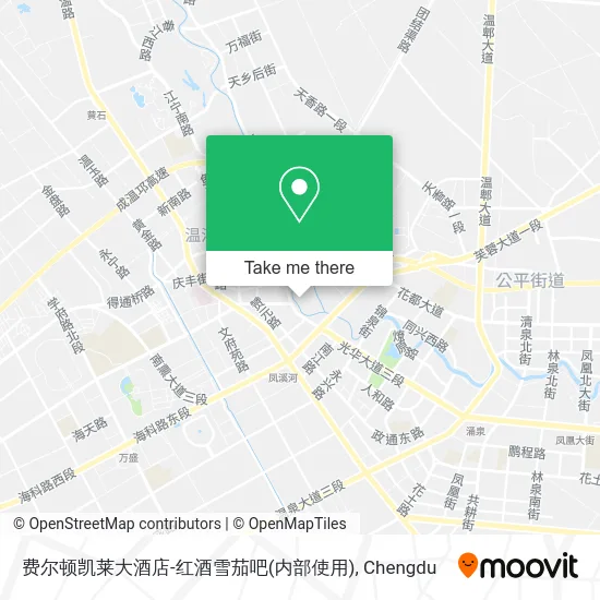 费尔顿凯莱大酒店-红酒雪茄吧(内部使用) map