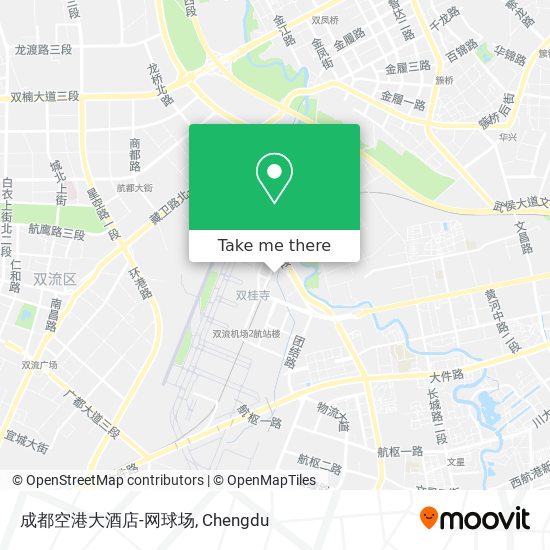 成都空港大酒店-网球场 map