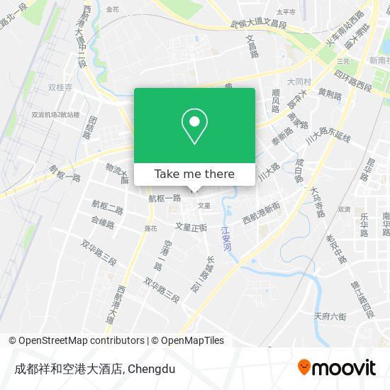 成都祥和空港大酒店 map